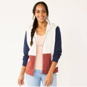 4 for $20: Sonoma Colorblock Zip Up Hoodie